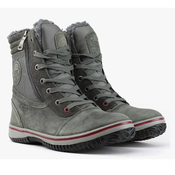 Pajar Canada Trooper 2.0 Men's Snow Boots Dark Grey Nubuck Sz 8.5/9 US 42 EU NIB - Picture 1 of 16